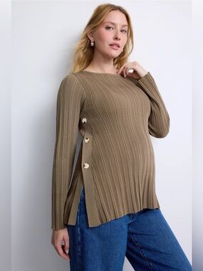 soon maternity Mabel Maternity Knit Feeding Top